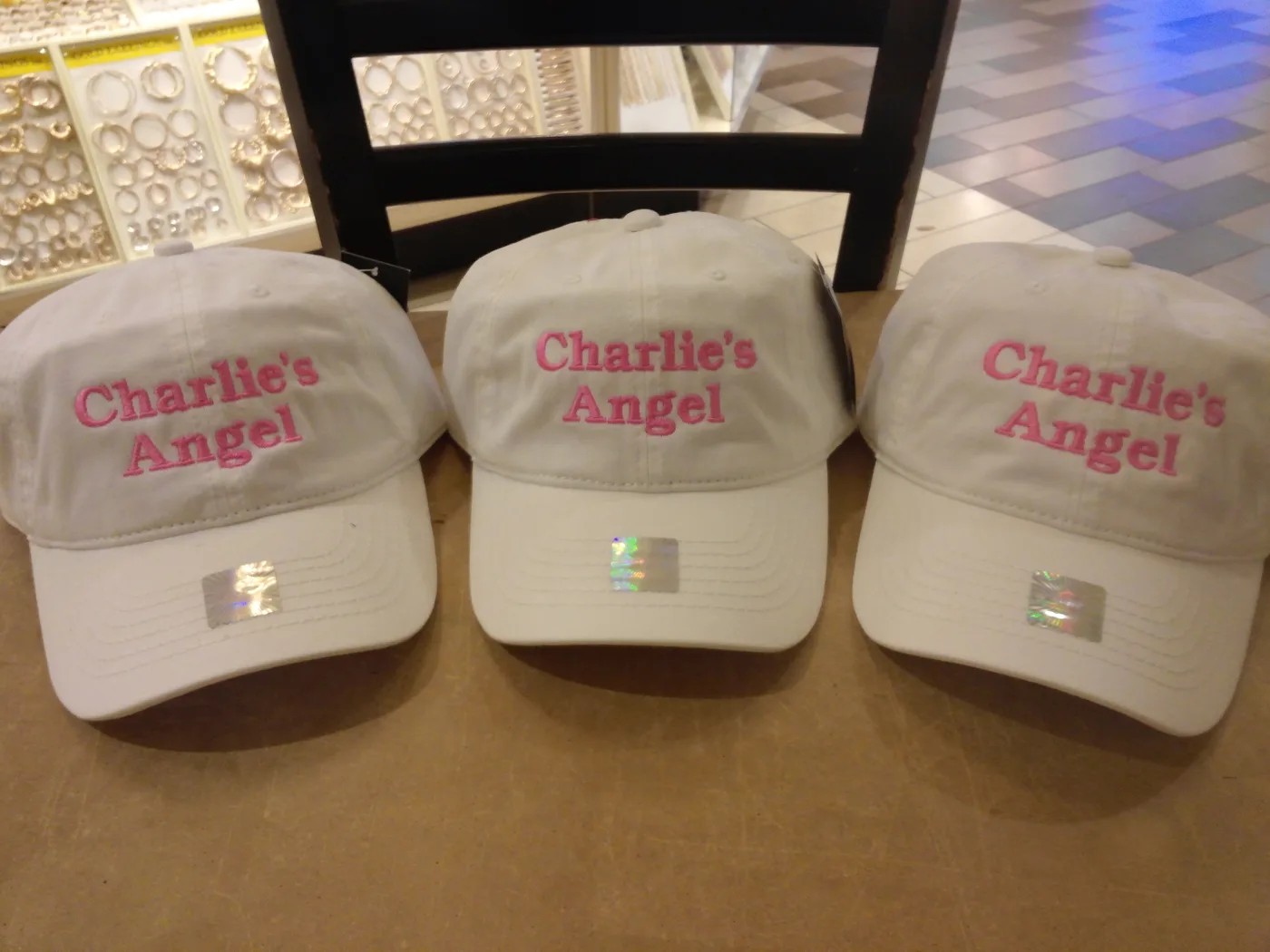 Matching embroidered caps for a group