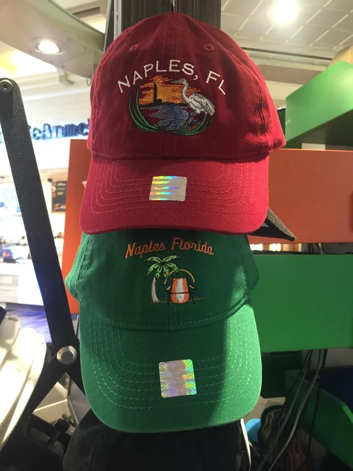 Embroidered Naples caps